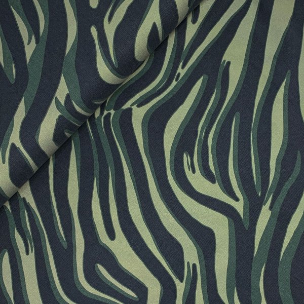 TENCEL™ Lyocell - Zebra Abena - dusty khaki