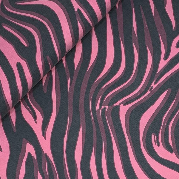 TENCEL™ Lyocell - Zebra Abena - dusty violett