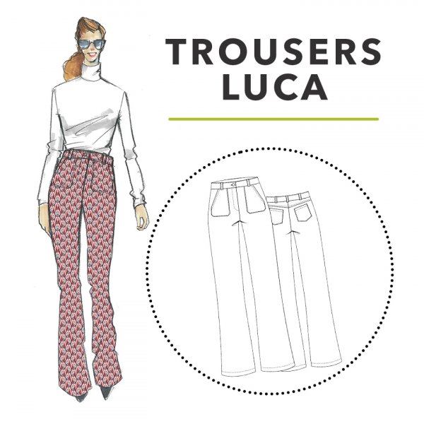 Papierschnittmuster - Luca - Hose - Damen - Schnittmuster Berlin