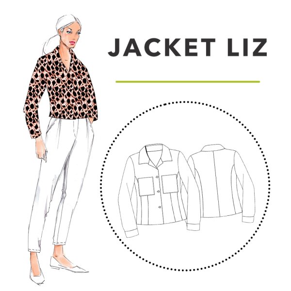 Papierschnittmuster - Liz - Jacke - Damen - Schnittmuster Berlin