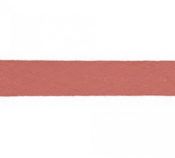 Schrägband - Musselin - 20mm - dark salmon