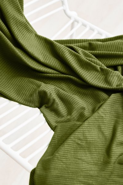 Derby Ribbed Jersey mit TENCEL™ - tea green - MeetMilk