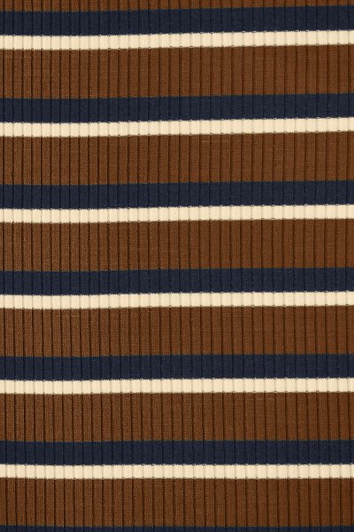 Derby Stripe Jersey mit TENCEL™Modal - pecan - MeetMilk