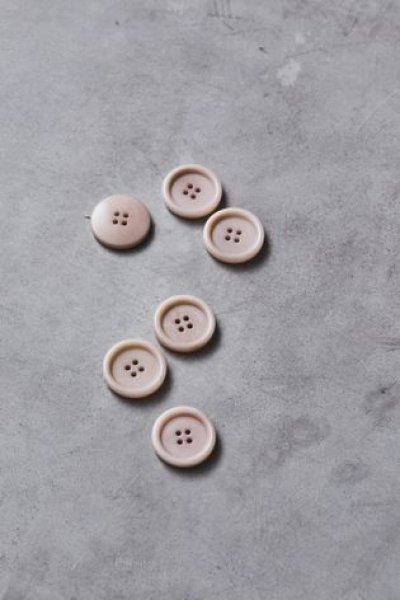 Knopf Corozo - Dish - 25 mm - powder pink - meetMilk