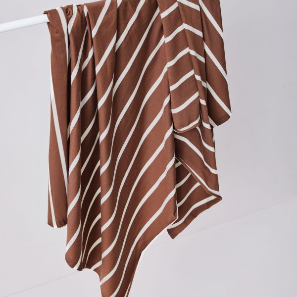 Nova Stripe mit TENCEL™ Modal - pecan/shell - meetMilk