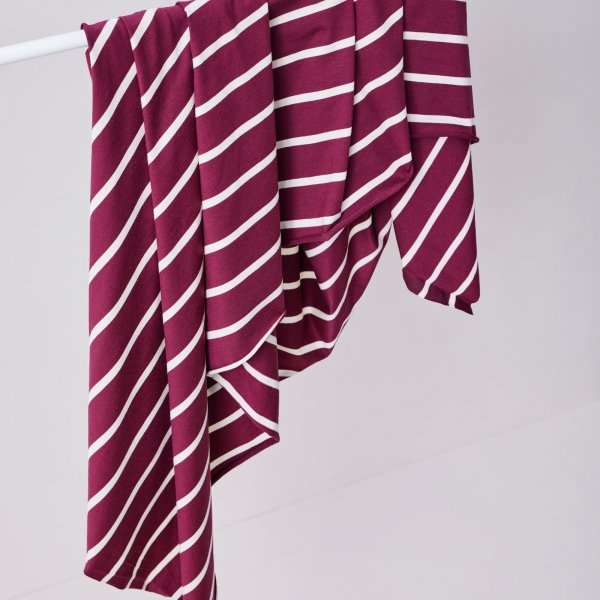 Nova Stripe mit TENCEL™ Modal - cherry/shell - meetMilk