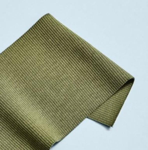 Bio Bündchen - 2x1 - Rib - olive green - Mind the Maker