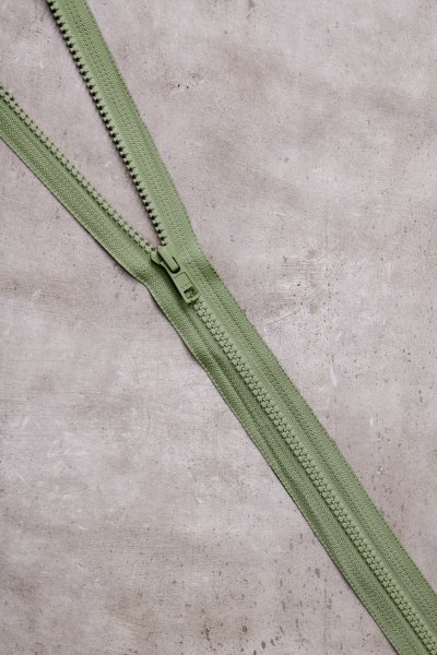 Reißverschluss - teilbar - 65 cm - olive - Mind the Maker