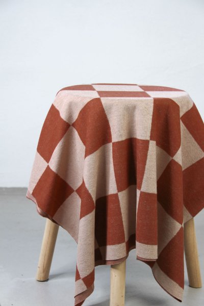 Bio Jacquard - Square Knit - sienna/rose - Mind the Maker