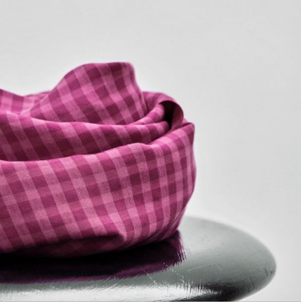 Two Tone Check mit TENCEL™ - cherry - meetMilk