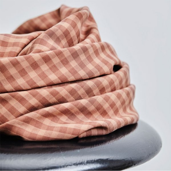 Two Tone Check mit TENCEL™ - old rose - meetMilk