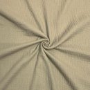 RESTSTÜCK 80cm !!! - Bio Musselin - uni - taupe - F009