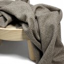 Tweed - Matteo - schlamm/naturweiß - made in Italy