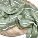 RESTSTÜCK 70cm !!! - Musselin - Sanded Stripes - green