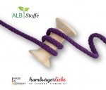 Bio Rundkordel - Twist Me - Big - 1,2 cm - A85 viola - Albstoffe - Hamburger Liebe