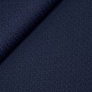 Viskose Jacquard Jersey - Rhombus - marine