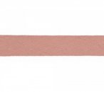 Schrägband - Musselin - 20mm - dusty rose
