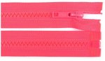 Reißverschluss - 100 cm - teilbar - neon pink