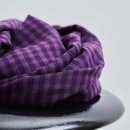 Two Tone Check mit TENCEL™ - purple night - meetMilk