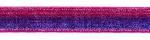 Glam Stripes - unelastisch 1,5 cm - Farbverlauf violett/pink Lurex